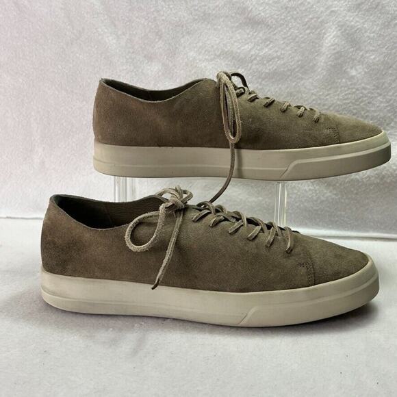 Vince Sneakers Mens 11.5M Brown Suede Leather Casual Shoes Lace Up Lined main image 9